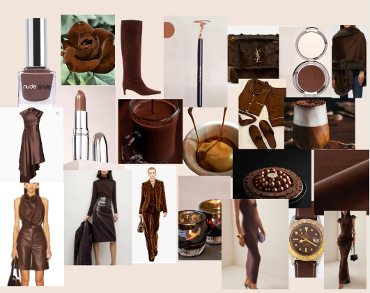 chocolate brown makeup shades, makeup, lipstick, chic, holiday shades 