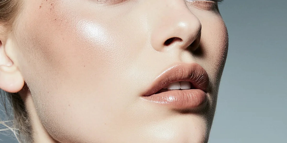 Nude Envie eye and lip products arranged for a softly luminous makeup look